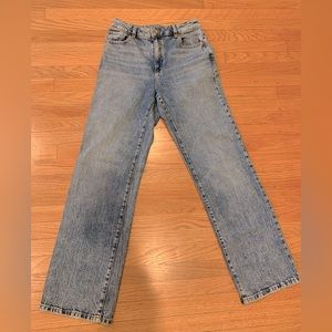 Garage high rise wide leg jeans